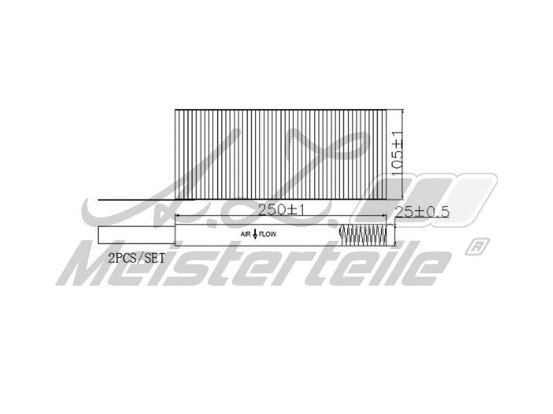 Filter, cabin air (AZMT-41-010-1777)