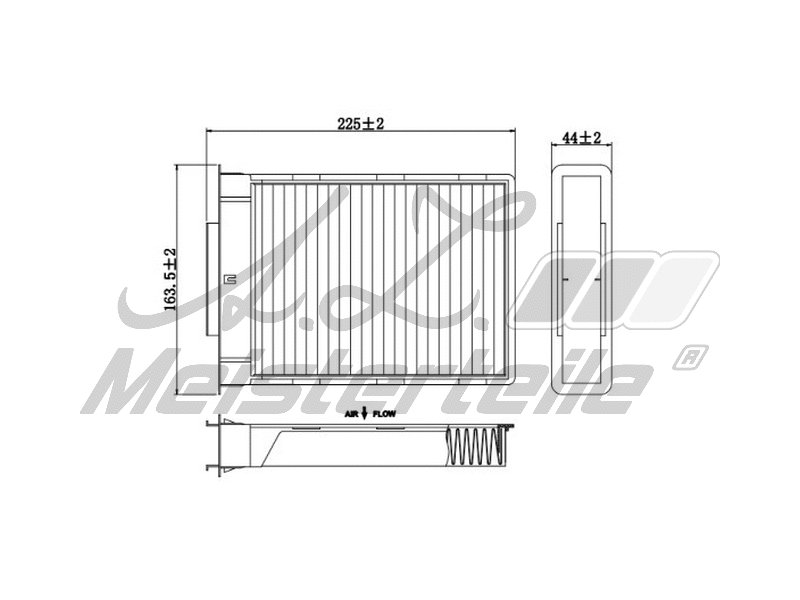 Filter, cabin air (AZMT-41-010-1675)