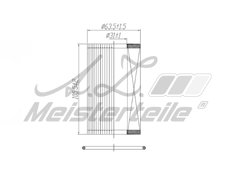 Oil Filter (AZMT-41-040-1339)