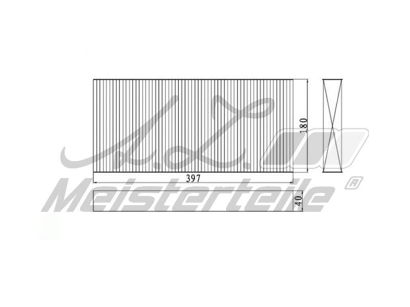 Filter, cabin air (AZMT-41-010-1519)