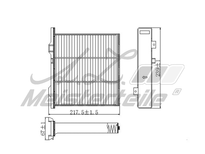 Filter, cabin air (AZMT-41-010-1791)
