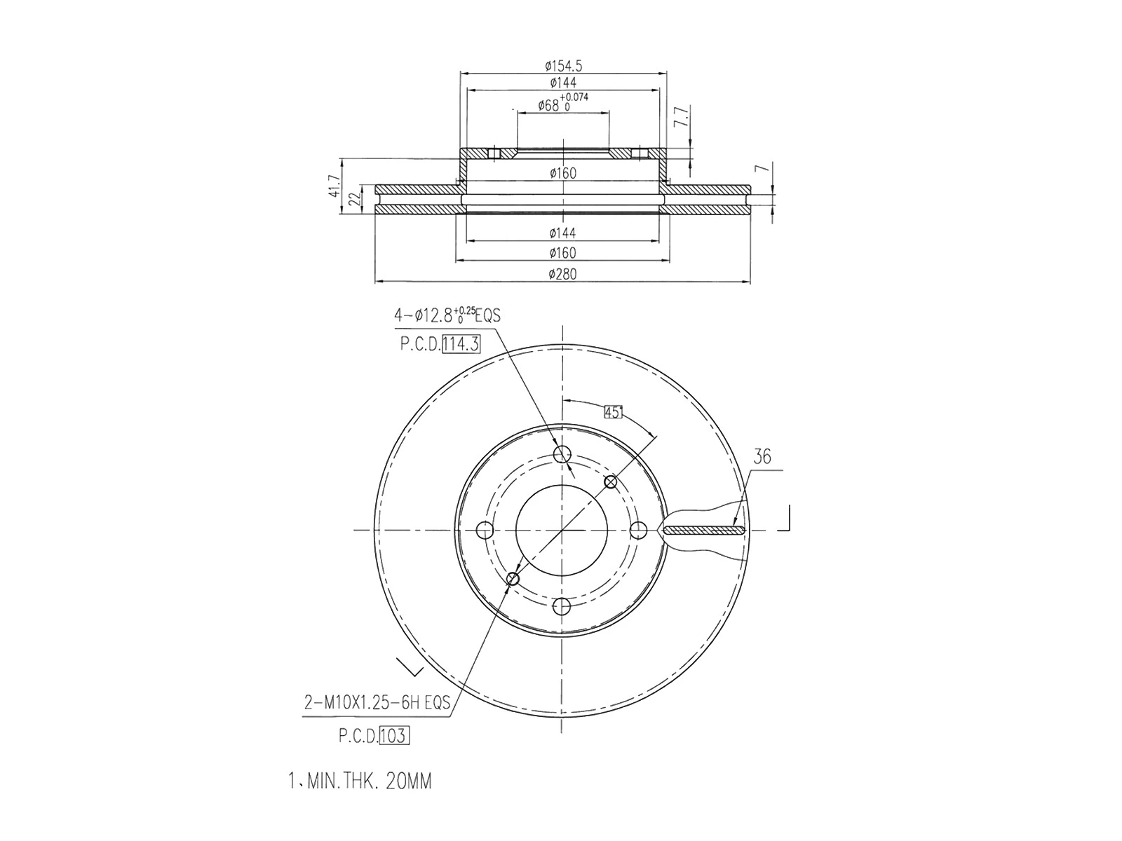 Brake Disc (AZMT-44-024-1531)