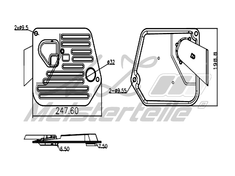 Hydraulic Filter, automatic transmission
