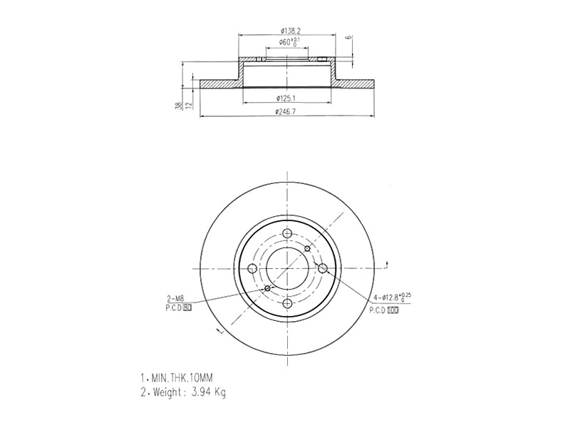 Brake Disc (AZMT-44-024-1083)