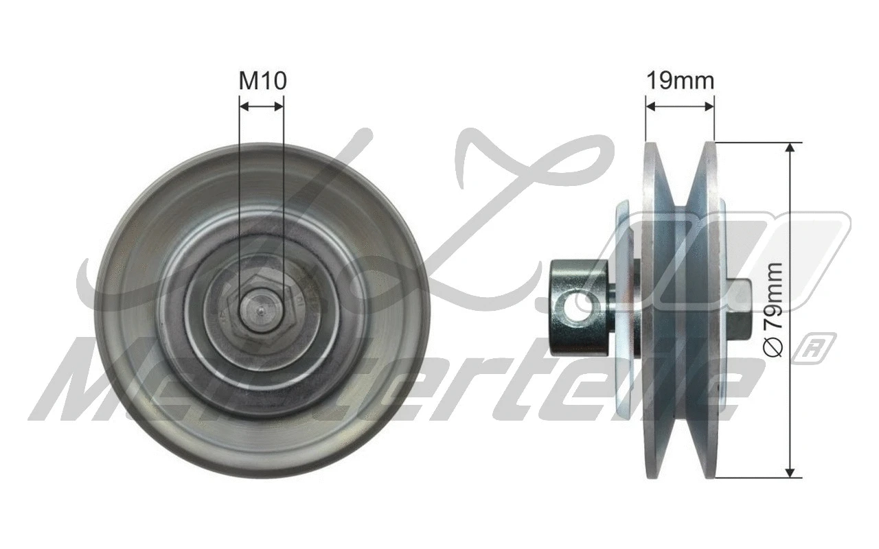 Tensioner Pulley, V-belt