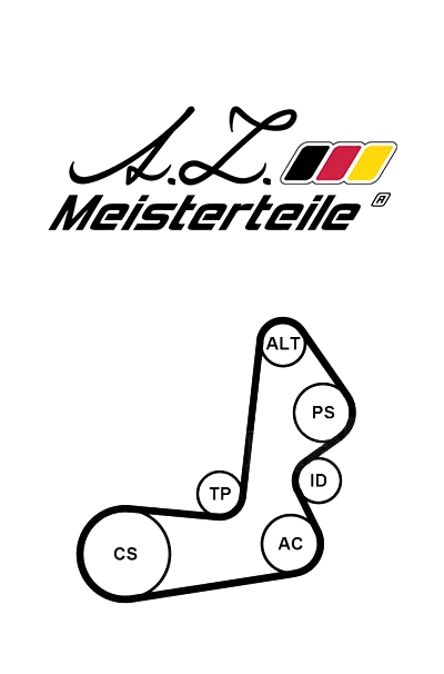 V-Ribbed Belt Set (AZMT-20-030-1041)
