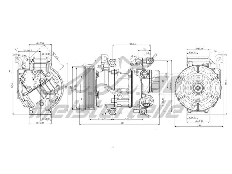 Compressor, air conditioning (AZMT-45-041-1111)