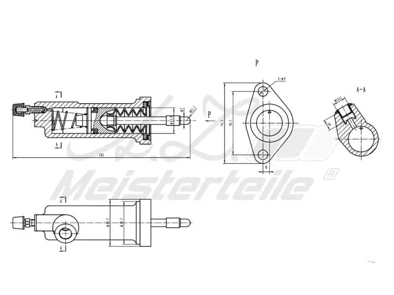 Slave Cylinder, clutch