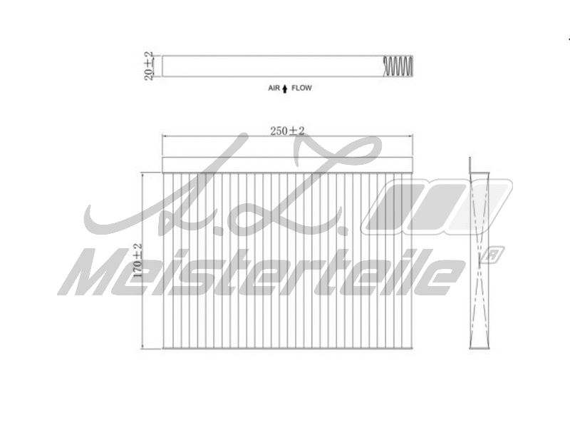 Filter, cabin air (AZMT-41-010-1659)