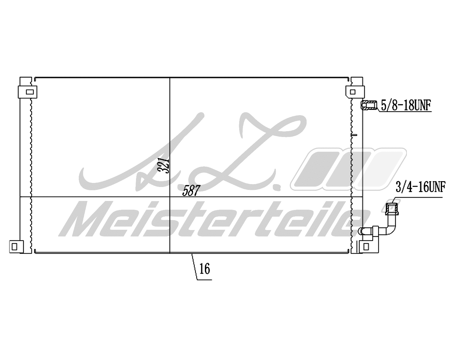 Condenser, air conditioning (AZMT-45-030-1597)