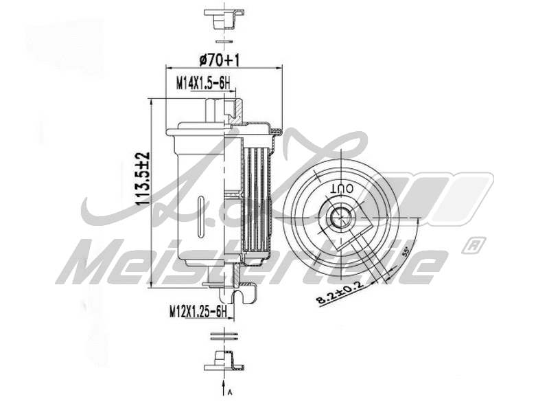 Fuel Filter (AZMT-41-020-1425)