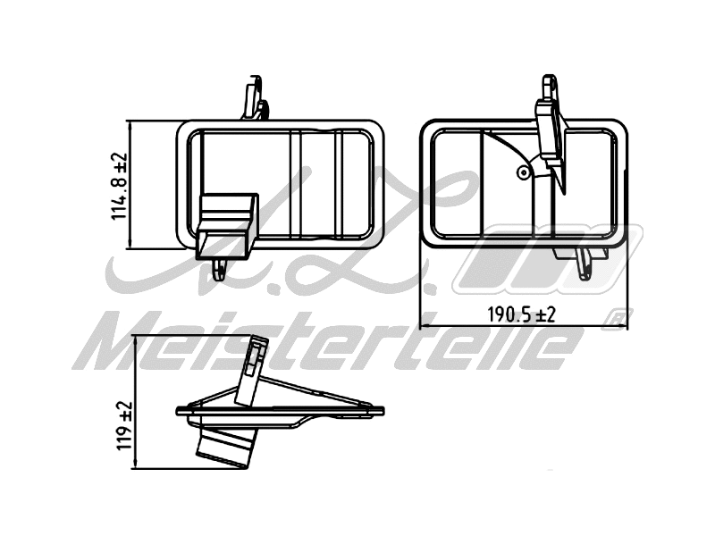 Hydraulic Filter, automatic transmission