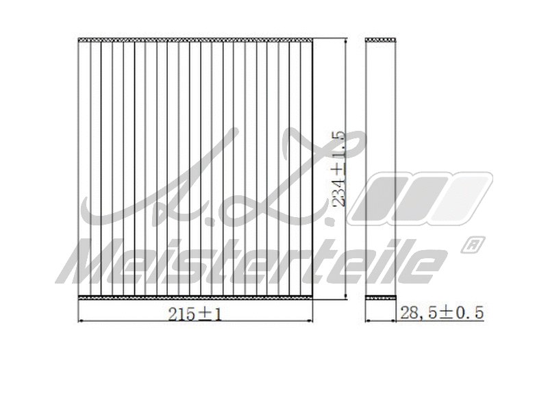 Filter, cabin air (AZMT-41-010-1621)