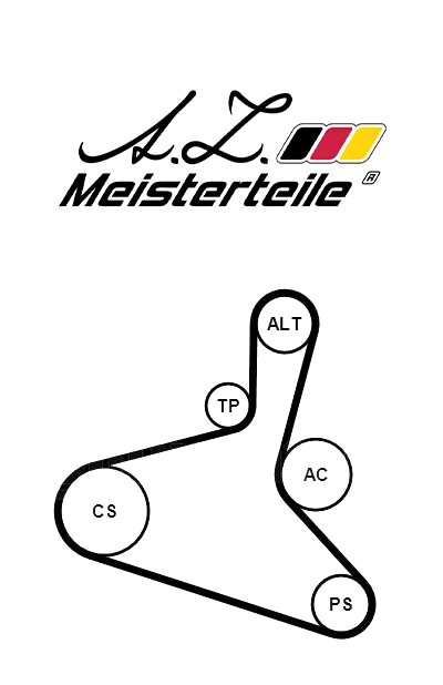 V-Ribbed Belt Set (AZMT-20-030-1048)