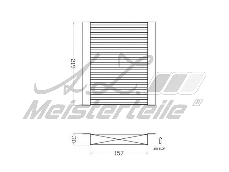 Filter, cabin air (AZMT-41-010-1581)