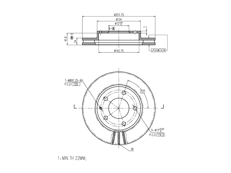 Brake Disc (AZMT-44-024-1456)