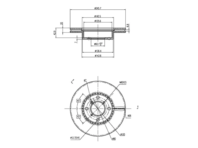 Brake Disc (AZMT-44-024-1211)