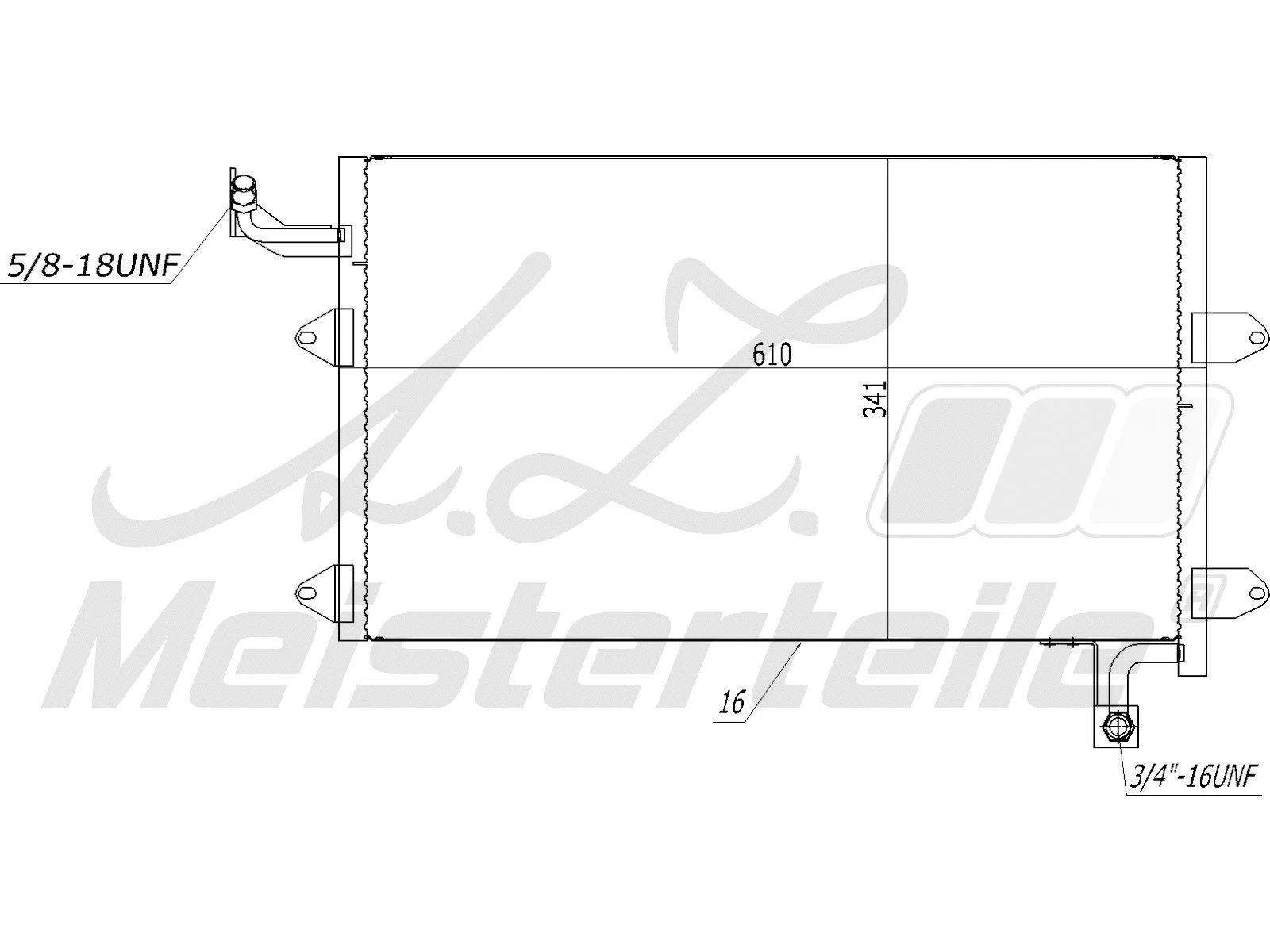 Condenser, air conditioning (AZMT-45-030-1063)