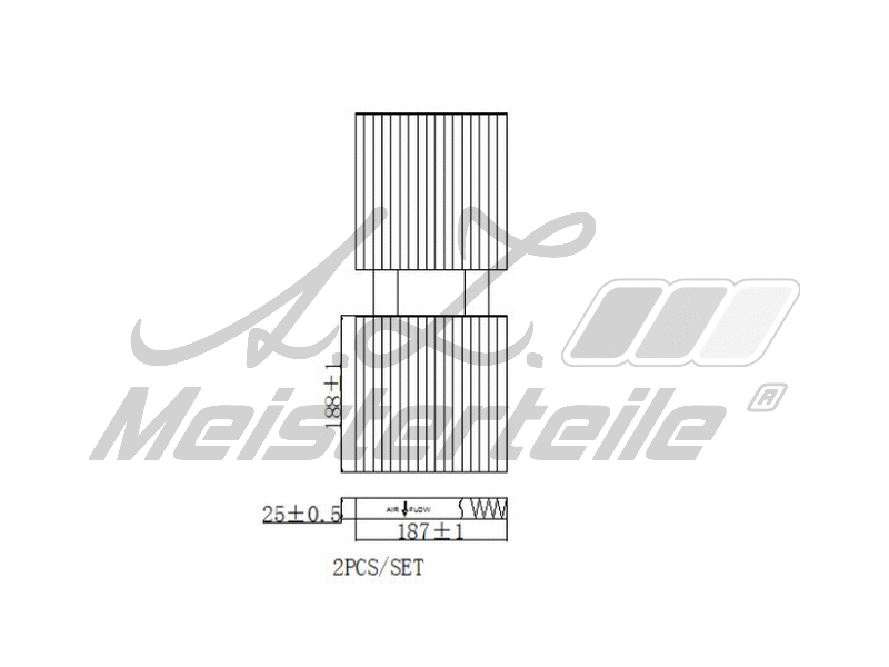 Filter, cabin air (AZMT-41-010-1732)