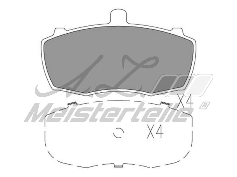 Brake Pad Set, disc brake (AZMT-44-022-1824)