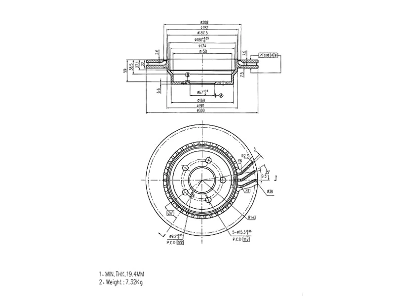 Brake Disc (AZMT-44-024-1345)