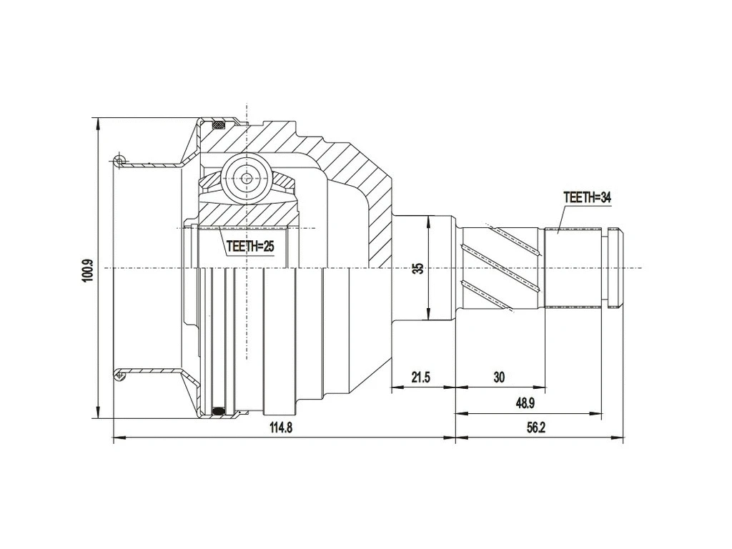 Joint Kit, drive shaft (AZMT-43-030-1018)
