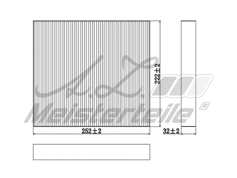 Filter, cabin air (AZMT-41-010-1512)