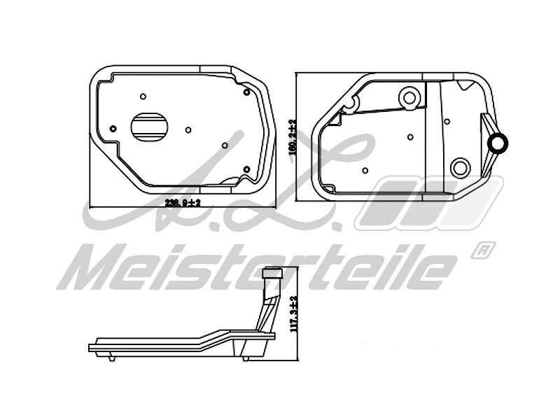 Hydraulic Filter, automatic transmission (AZMT-41-050-1154)
