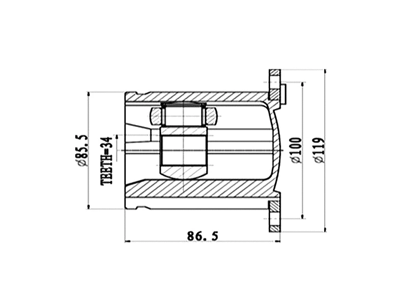 Joint Kit, drive shaft (AZMT-43-030-1120)