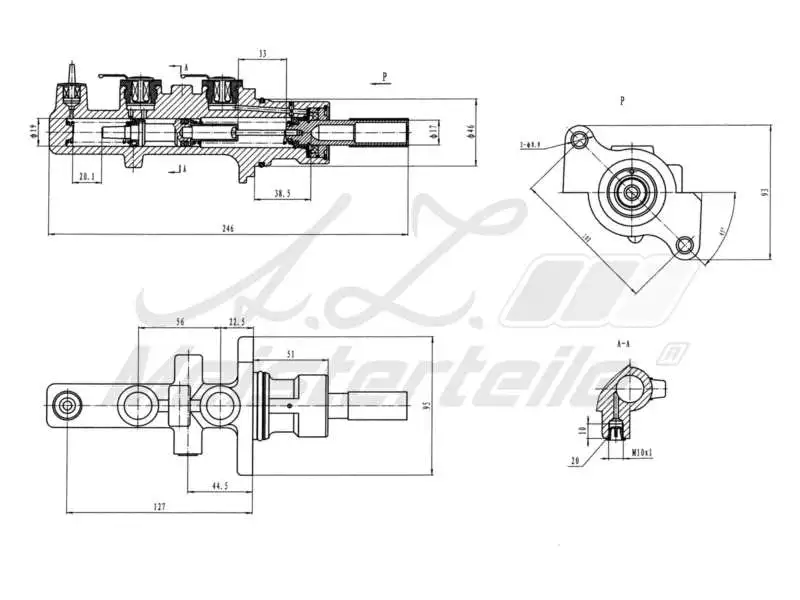 Brake Master Cylinder (AZMT-44-110-1106)