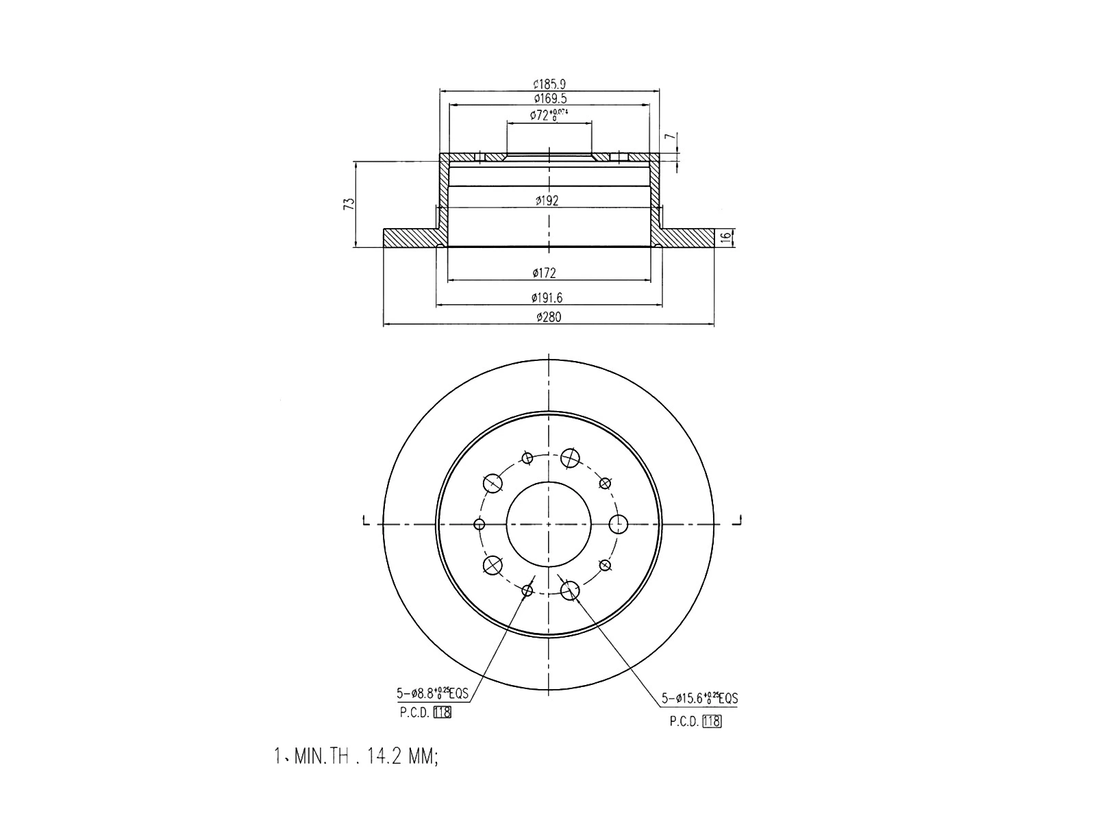 Brake Disc (AZMT-44-024-1334)