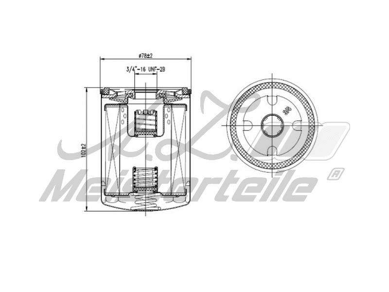 Oil Filter (AZMT-41-040-1322)