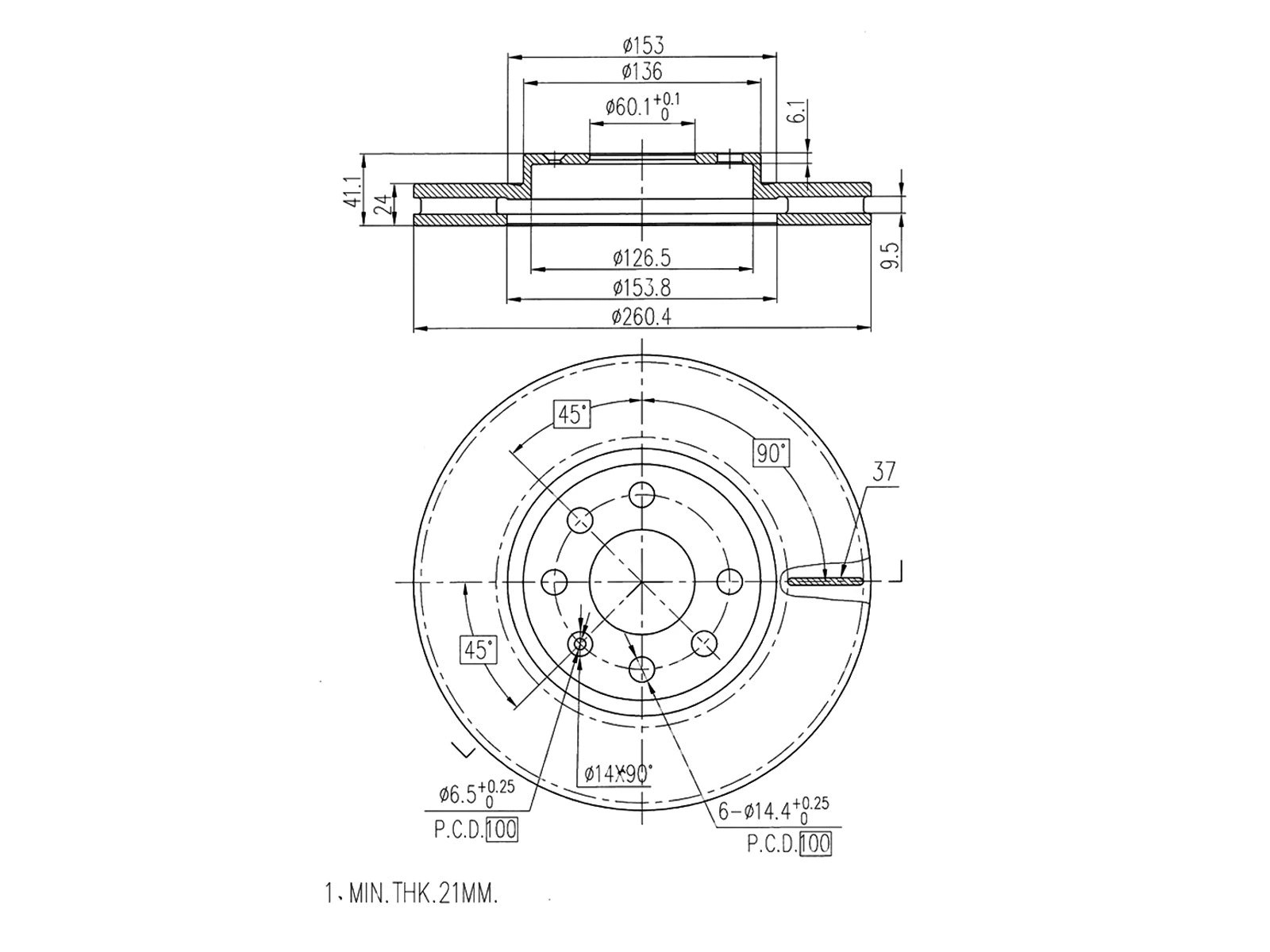 Brake Disc (AZMT-44-024-1076)