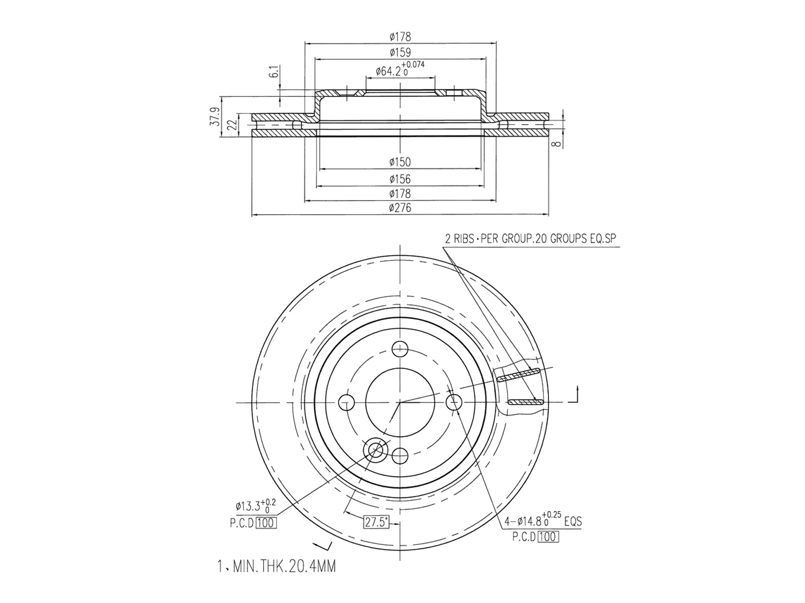 Brake Disc (AZMT-44-024-1072)