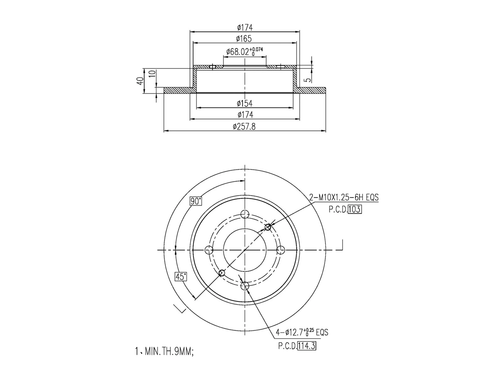 Brake Disc (AZMT-44-024-1432)