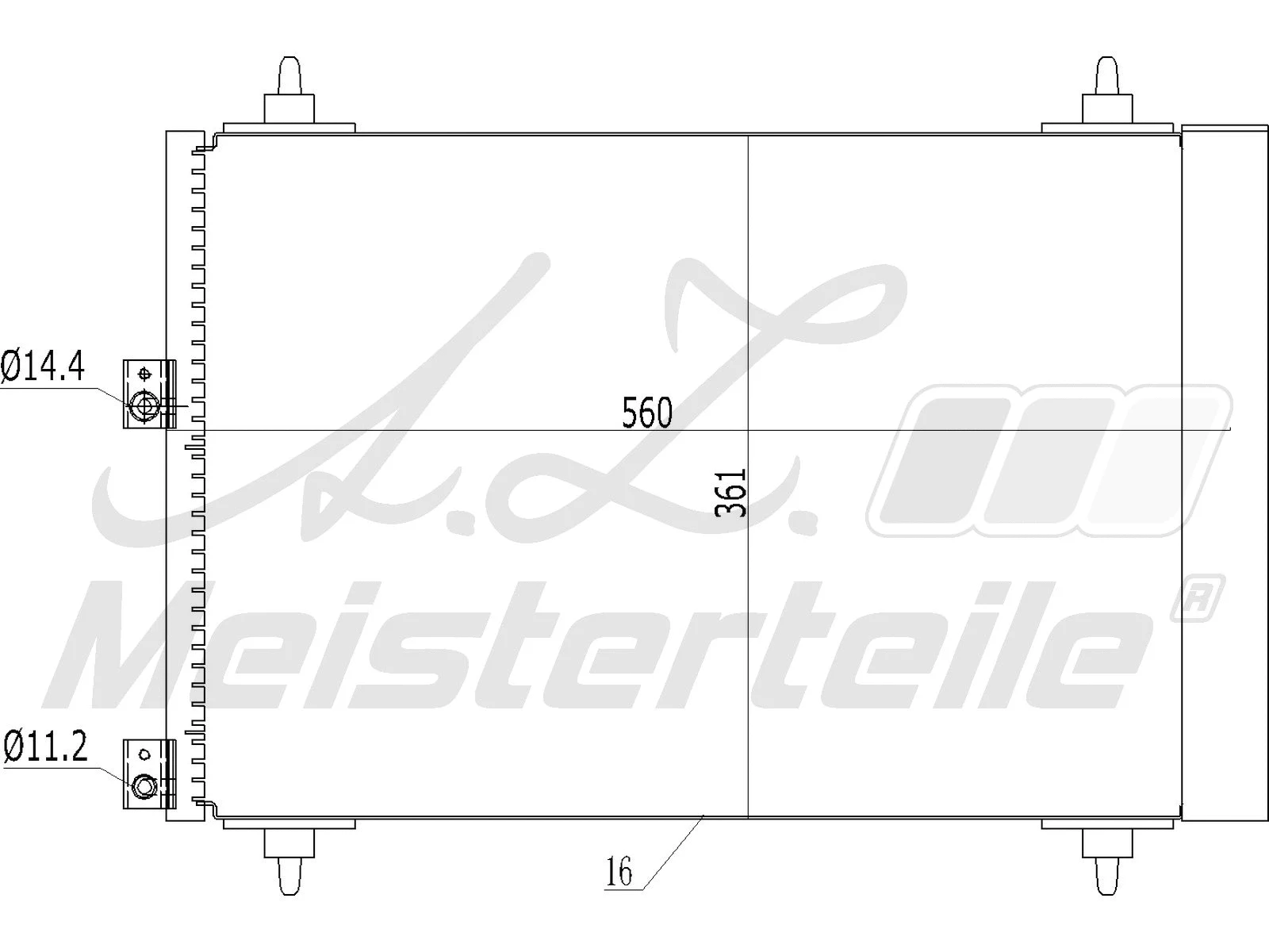 Condenser, air conditioning (AZMT-45-030-1142)