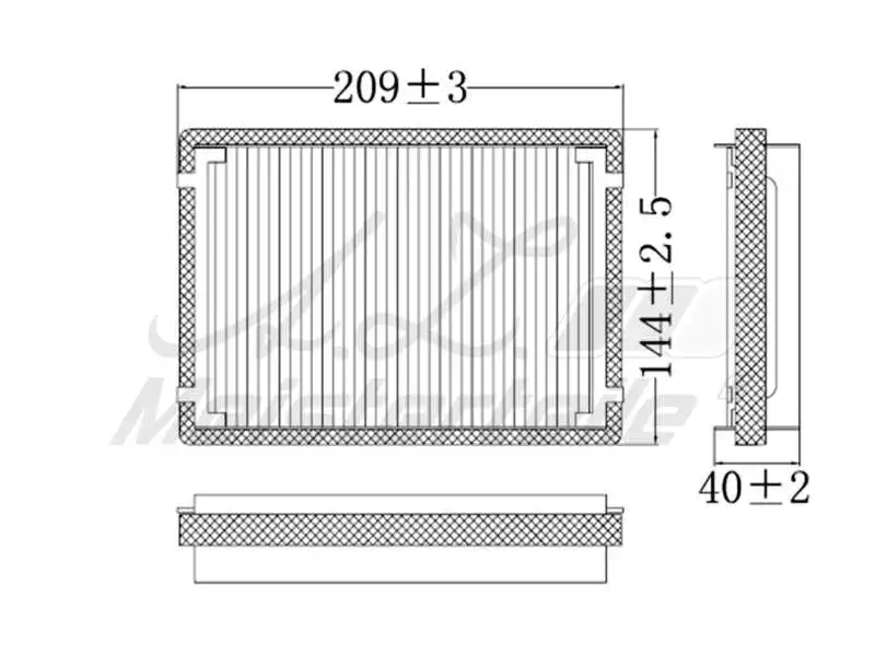 Filter, cabin air (AZMT-41-010-1462)