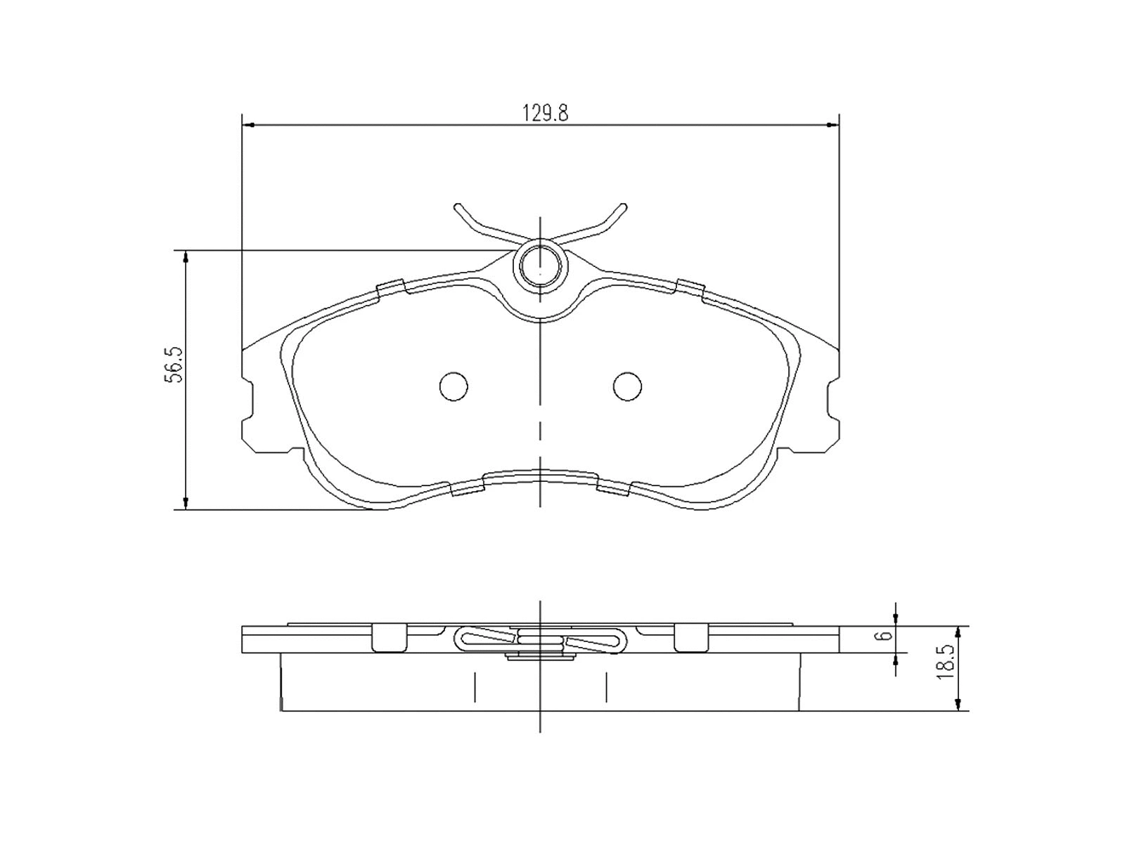 Brake Pad Set, disc brake (AZMT-44-022-1118)