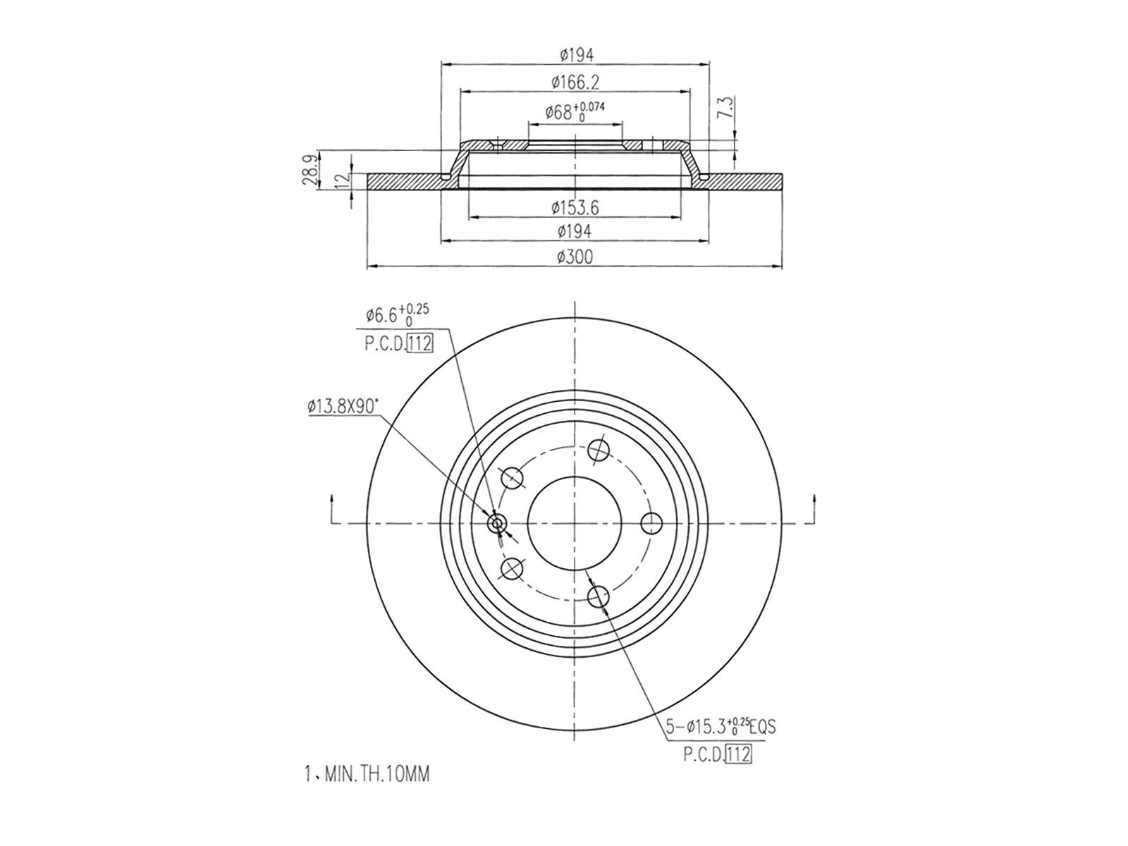 Brake Disc (AZMT-44-024-1342)