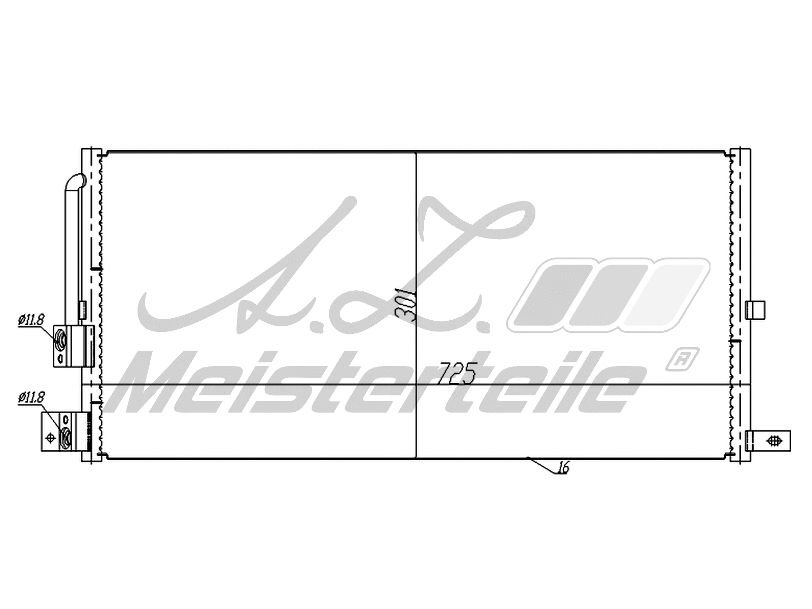 Condenser, air conditioning (AZMT-45-030-1659)