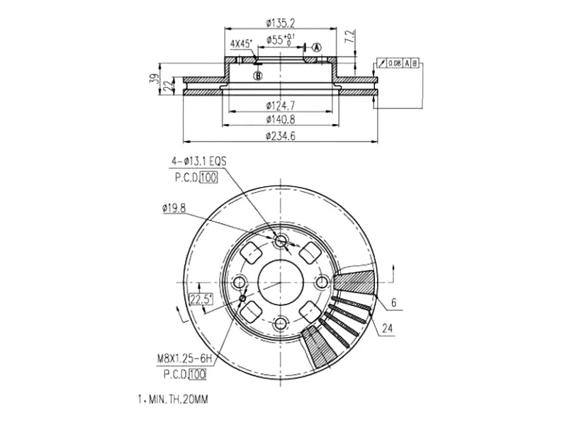 Brake Disc (AZMT-44-024-1053)