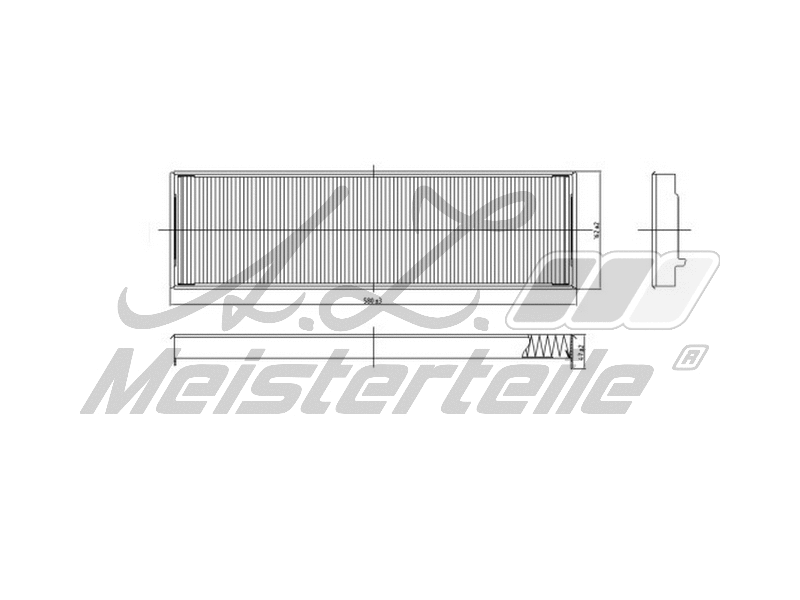 Filter, cabin air (AZMT-41-010-1508)