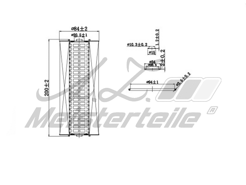 Oil Filter (AZMT-41-040-1350)