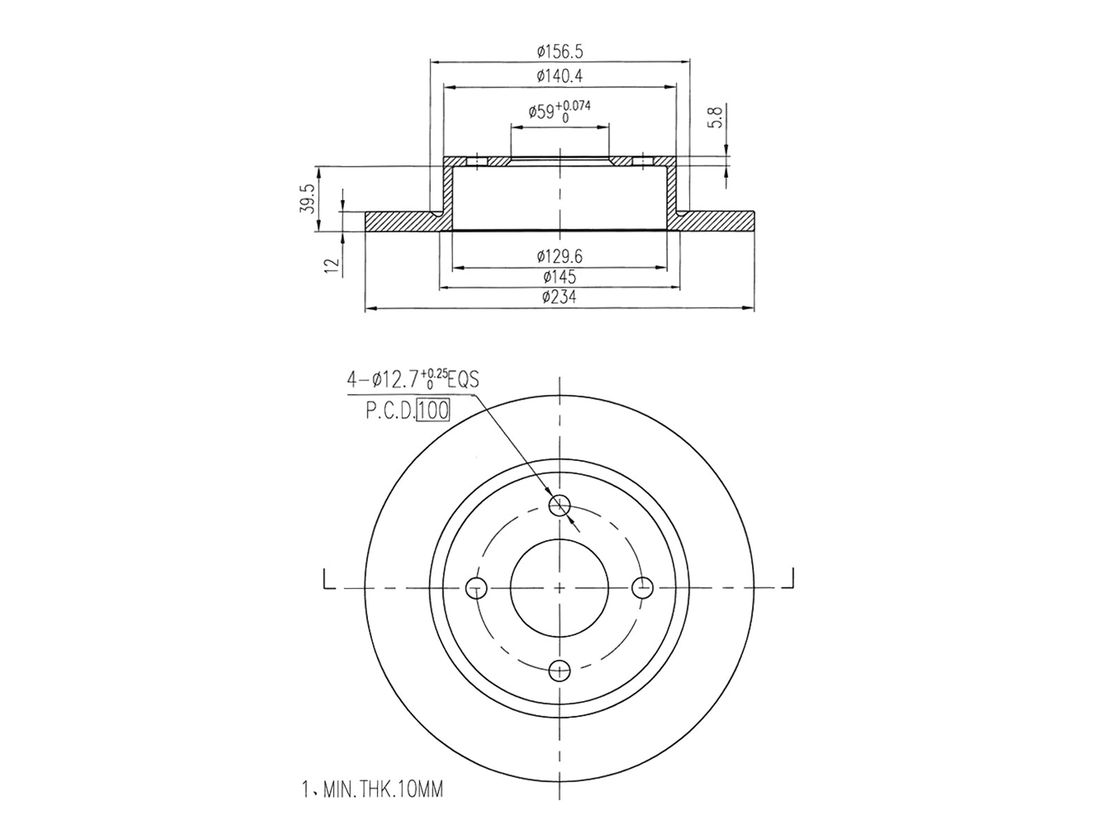 Brake Disc (AZMT-44-024-1448)