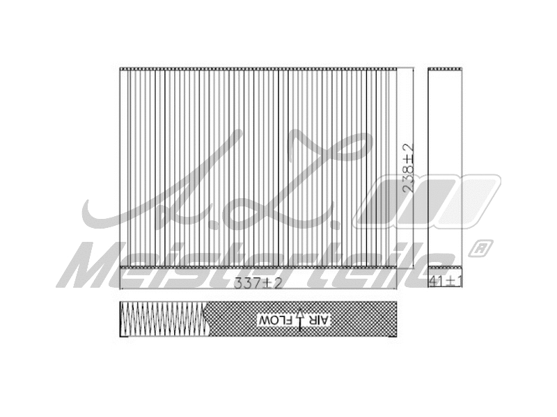 Filter, cabin air (AZMT-41-010-1516)