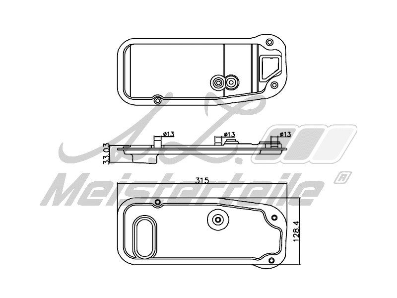 Hydraulic Filter, automatic transmission (AZMT-41-050-1109)