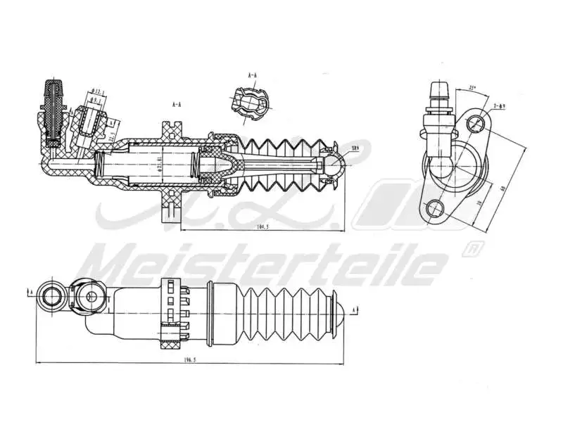 Slave Cylinder, clutch