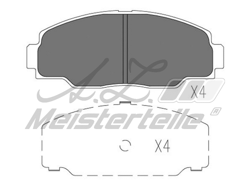 Brake Pad Set, disc brake (AZMT-44-022-1718)