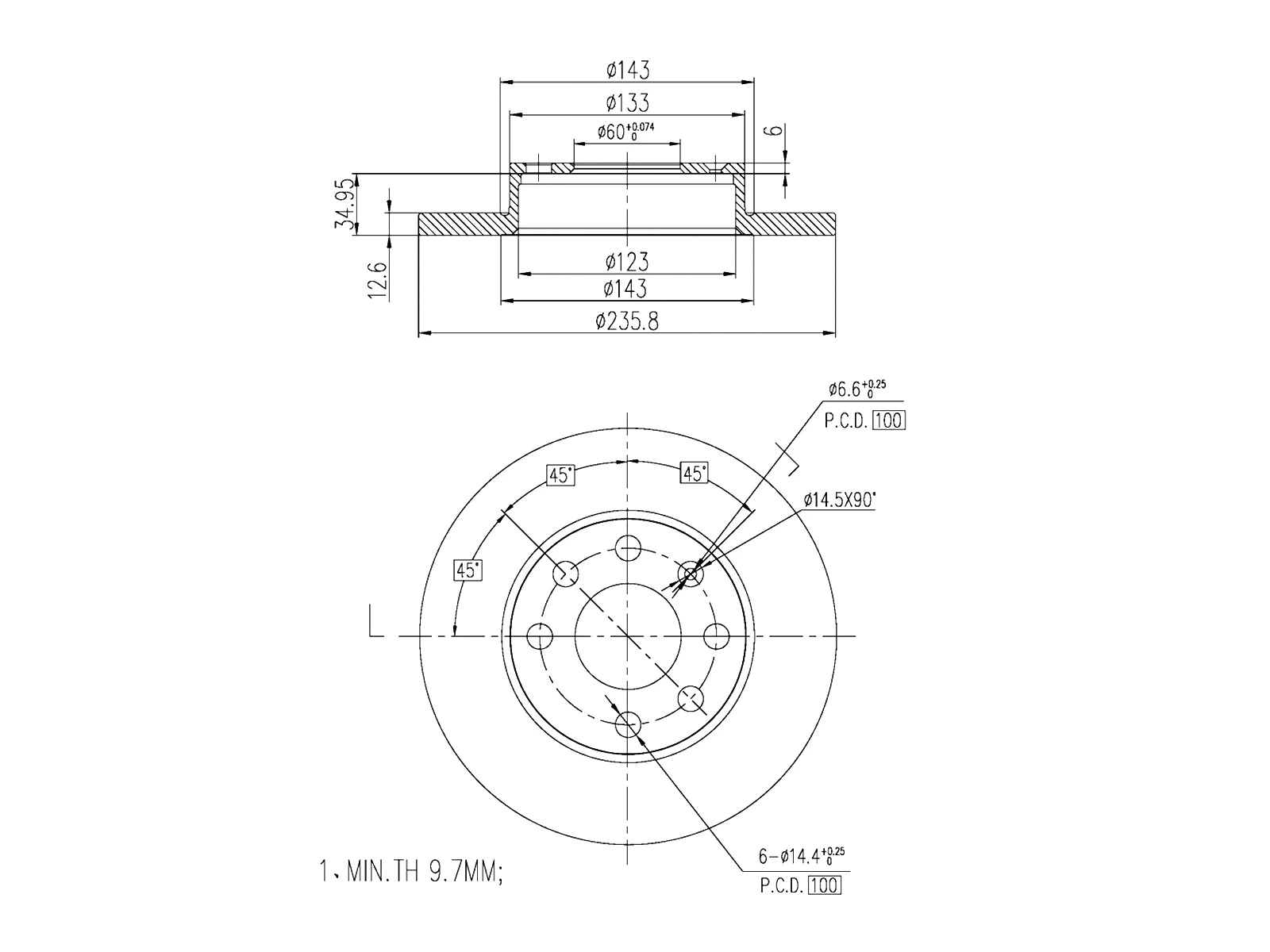 Brake Disc (AZMT-44-024-1092)