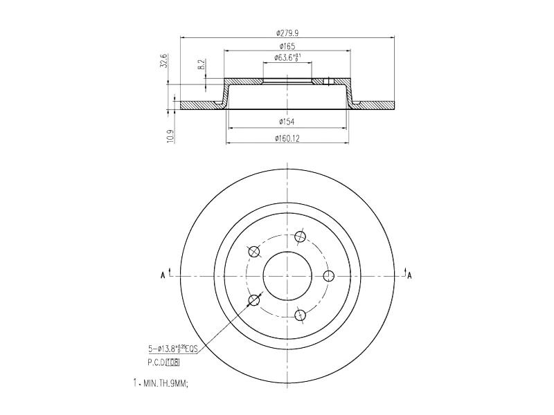 Brake Disc (AZMT-44-024-1135)